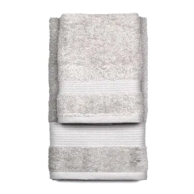 asciugamani coppia viso e ospite Seattle - Zambaiti 550gr Grigio / ospite 40x60cm / viso 60x100cm
