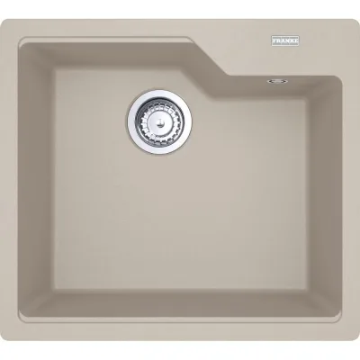 Franke: Lavello una vasca Vasche Sopratop Urban UBG 610-50 114.0686.791 finitura fragranite sahara da 56x50 cm