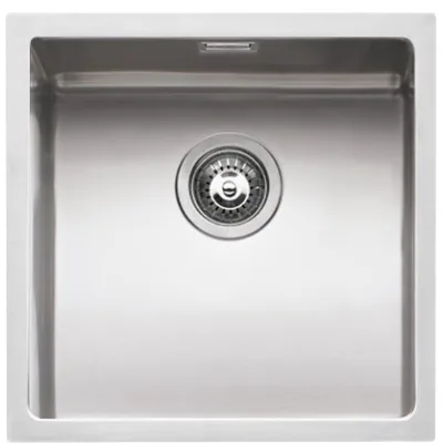 Barazza Lavello una vasca QUADRA R15 1x4040I finitura inox satinato da 40x40 cm - IN PROMOZIONE FINO AL 6/07
