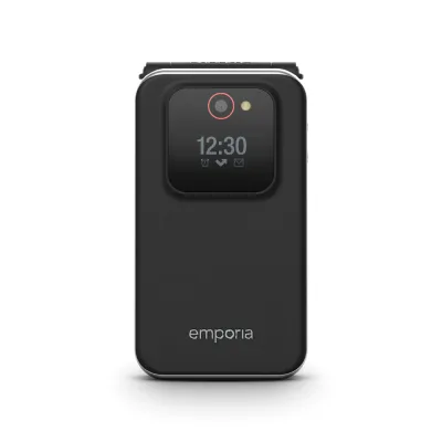 EMPORIA JOY LTE 4G 2.8" CLAMSHELL EASY SMARTPHONE 4G LTE ITALIA BLACK