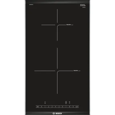 PRONTA CONSEGNA - Bosch - Piano cottura domino a induzione PIB375FB1E in vetroceramica nero da 30 cm - Serie 6