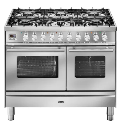 Ilve Cucina PD10W Professional Plus PD106DWE3 doppio forno e piano cottura 6 fuochi con dual da 100 cm - PROMOZIONE ATTIVA FINO AL 19/10