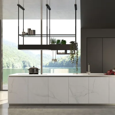 Falmec Cappa a isola Spazio finitura nero da 180 cm - IN PROMOZIONE CON VOUCHER FINO AL 6/07