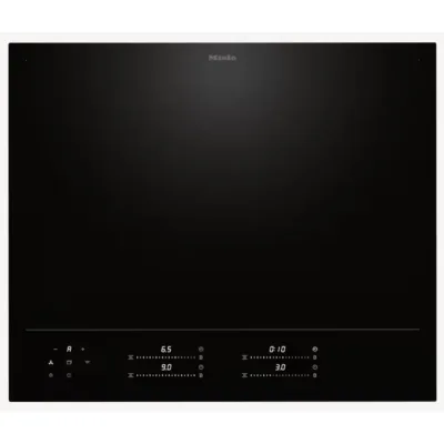 Miele Piano cottura a induzione Filotop/Appoggio KM 8665 FL in vetroceramica nero da 60 cm