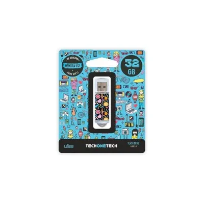 Pendrive TechOneTech Candy Pop Memoria USB 2.0 32 GB TEC4001-32