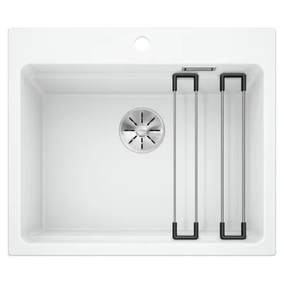 Blanco Lavello una vasca ETAGON 6 1524543 finitura bianco da 60x51 cm - Sopratop
