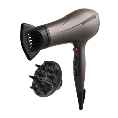 Asciugacapelli ZEPHIR Mod. Elegance Phone 2000W Con Diffusore Colore Nero ZHB2001