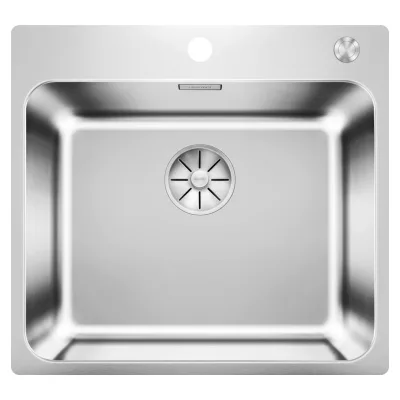 PRONTA CONSEGNA - Blanco Lavello una vasca SOLIS 500-IF/A 1526124 in acciaio inox da 54x50 cm - Sopratop/Filotop