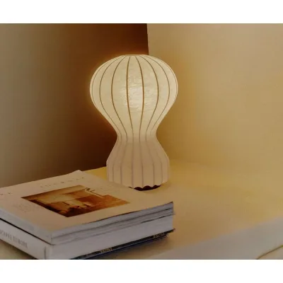 Flos Lampada da tavolo a luce diffusa Gatto Piccolo finitura bianco