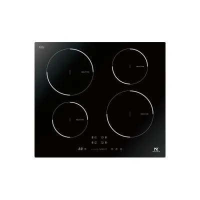 Master Kitchen Piano cottura a induzione MKHI 604 BK in vetroceramica nero da 60 cm