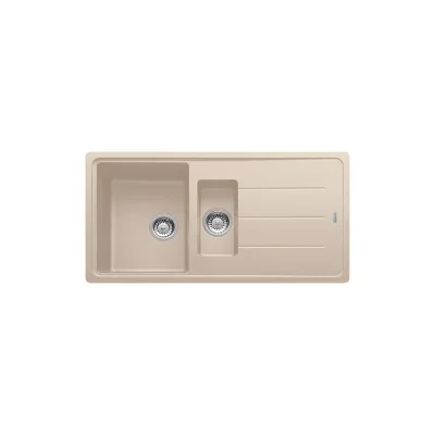 Franke: Lavello una vasca con vaschetta e gocciolatoio Boston BFG 651 114.0276.137 finitura fragranite avena da 97x50 cm
