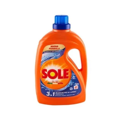 Sole Detersivo Lavatrice Bianco Splendente 41 Lavaggi