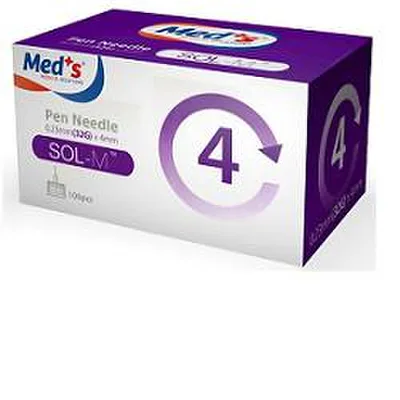 Med's Ago Penna 31G Da Insulina 6 mm 100 Pezzi