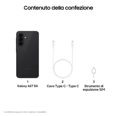 GALAXY A27 6+128GB BLACK SM-A276BZKBEUE