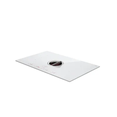 Elica Piano cottura a induzione con cappa NIKOLATESLA SWITCH EVO WH/A/83 PRF0196330 in vetro bianco da 83 cm