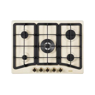 PRONTA CONSEGNA - De Longhi Piano cottura a gas AVF 57 PRO finitura avena da 68 cm