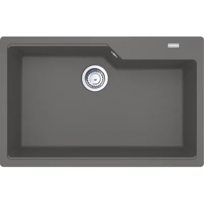 Franke: Lavello una vasca Vasche Sopratop Urban UBG 610-72 114.0686.805 finitura fragranite stone grey da 78x50 cm