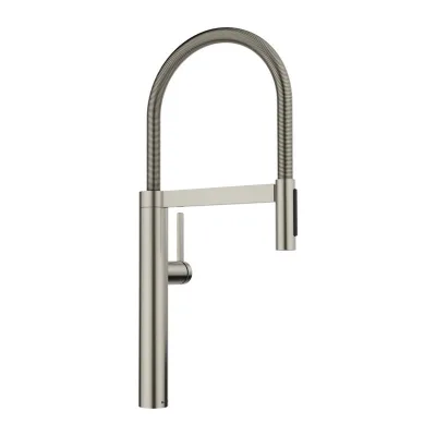 Blanco Miscelatore monocomando con doccetta estraibile CULINA-S II 1527702 finitura platinum