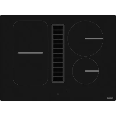 Franke: Piano cottura a induzione con cappa integrata Smart 2Gether FSM 709 HI 340.0678.203 in vetroceramica nero da 70 cm
