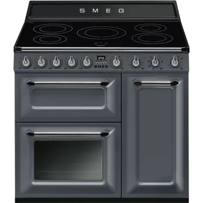 Smeg S Cucina TR93IGR2 con tre forni e piano cottura induzione finitura Slate Grey da 90x60 cm - IN PROMOZIONE FINO AL 6/07