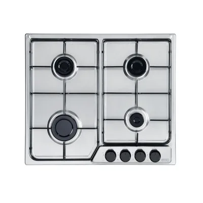 De Longhi Piano cottura a gas FFA 46 ASV in acciaio inox da 58 cm