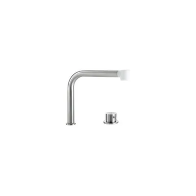 Alpes Miscelatore MCR25+CRL in acciaio inossidabile finitura satinata