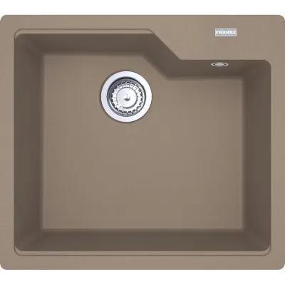 PRONTA CONSEGNA - Franke: Lavello una vasca Vasche Sopratop Urban UBG 610-50 114.0686.794 finitura fragranite oyster da 56x50 cm