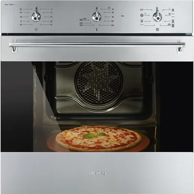 Smeg Forno ventilato da incasso SF63M3S1PZX finitura acciaio inox satinato da 60 cm