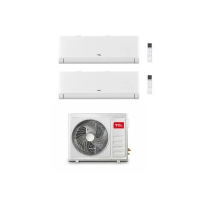 Climatizzatore Condizionatore TCL Dual Split 9000+12000 Btu Inverter Serie BREEZEIN  P5 con MT1821 R-32 9+12 Wi-Fi Integrato A++/A+