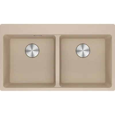 Franke: Lavello due vasche Vasche Sopratop Centro MRG 620-39-39 FTL 114.0666.370 finitura fragranite avena da 86x50 cm