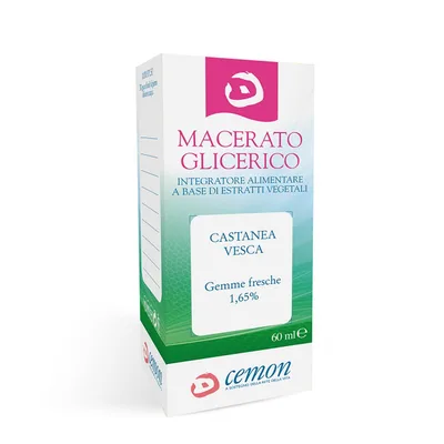 Cemon Castanea Vesca Gemme Macerato Glicerico Integratore Alimentare 60ml