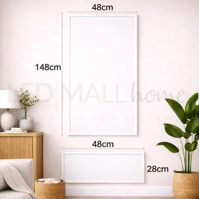 Kit di Boiserie LEDMall Home  Pronto da Montare con Bordi Pretagliati mod. BRASILIA