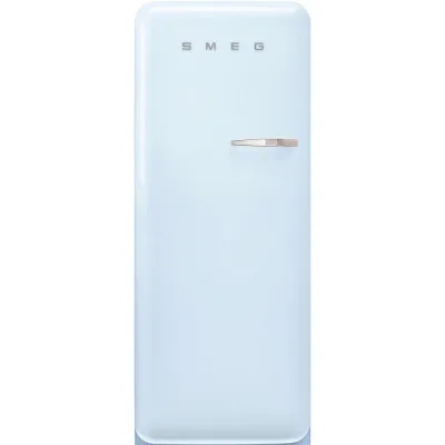 Smeg Frigorifero monoporta con cerniere a sinistra a libera installazione FAB28LPB6 finitura azzurro da 60 cm