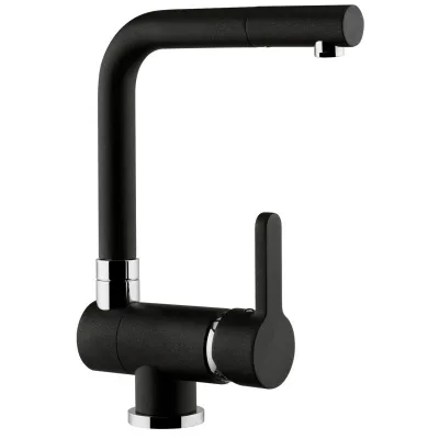Schock Miscelatore abbattibile monocomando AQUAWINDOW LINEA SXWINLBK finitura nero