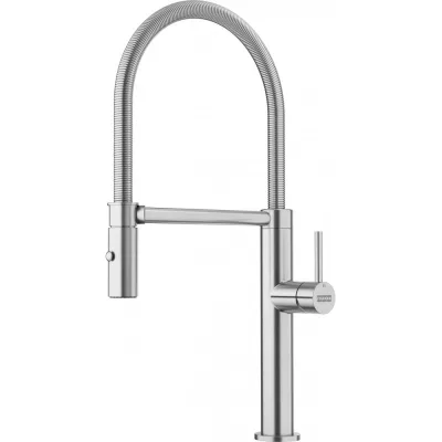 Franke: Miscelatore monocomando PESCARA L SEMI-PRO 115.0741.700 finitura inox satinato