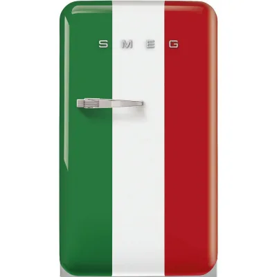 Smeg Frigorifero monoporta con cerniere a destra a libera installazione FAB10HRDIT6 finitura tricolore da 55 cm