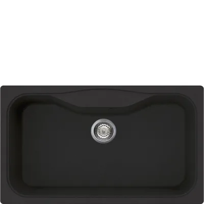 Smeg Lavello una vasca LSEG860A2 finitura antracite da 86 cm - IN PROMOZIONE FINO AL 30/06