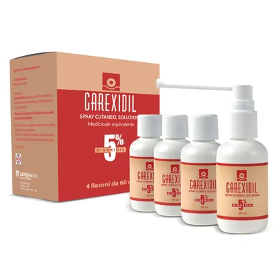 Carexidil 5% Spray Cutaneo 4 x 60 ml