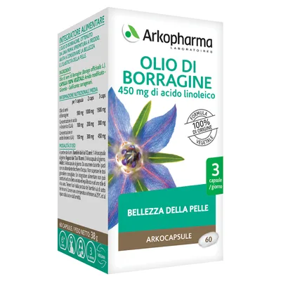 Arkopharma Olio Di Borragine 60 Capsule