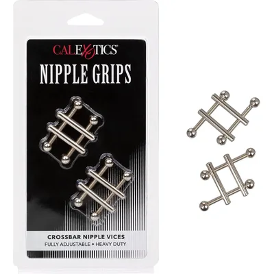 Pinzette morsetti Capezzoli Regolabili BDSM Bondage CalExotics Nipple Grips Cros