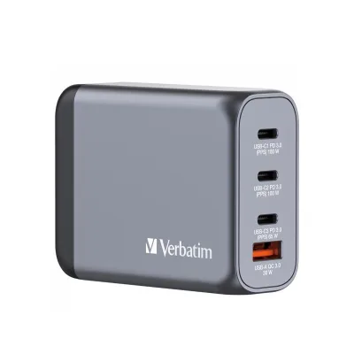 VERBATIM GAN CHARGER 4 PORT 100W 32202