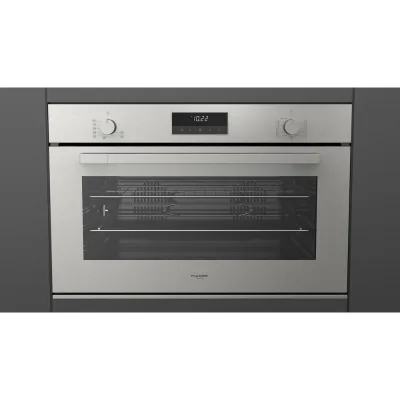 Fulgor Forno a gas ventilato FUTO 9605 FG EM 2F IX finitura acciaio inox da 90 cm