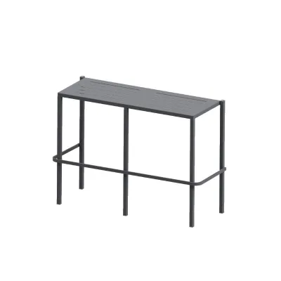 RD Italia Panca alta impilabile DORIO con struttura e seduta in acciaio da 113x45 cm