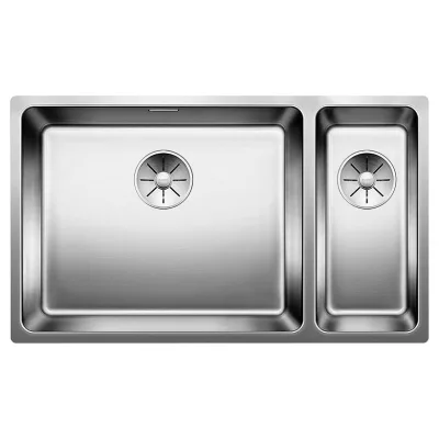 Blanco Lavello una vasca SX con vaschetta ANDANO 500/180-U 1520828 in acciaio inox da 74.5x44 cm - Sottotop