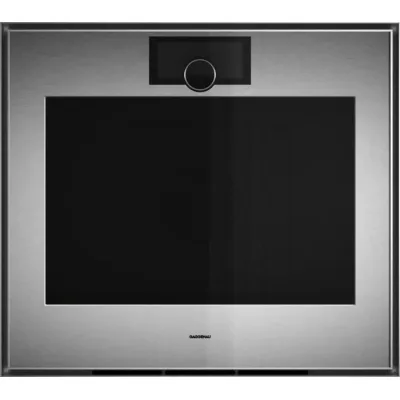 Gaggenau Forno pirolitico con cerniere a destra da incasso GO480120 finitura inox e vetro fumè da 76 cm