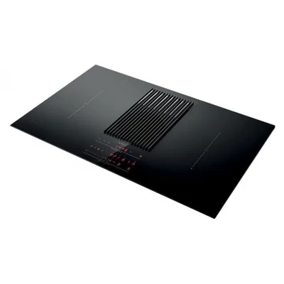 PRONTA CONSEGNA - Elica Piano cottura a induzione con cappa aspirante integrata NIKOLATESLA LIBRA BL/A/83 PRF0147744A finitura nero da 83 cm