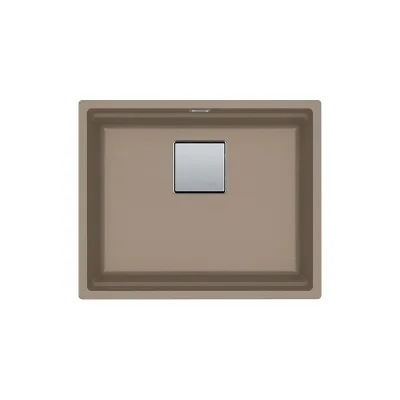 PRONTA CONSEGNA - Franke: Lavello una vasca Vasche Kubus 2 Sottotop KNG 110-52 125.0529.602 finitura fragranite oyster da 52x42 cm