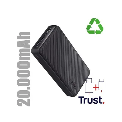 TRUST PRIMO 20.000 POWERBANK ECO 24676