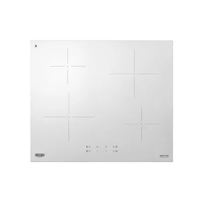 De Longhi Piano cottura a induzione PIB 62 in vetroceramica bianco da 60 cm