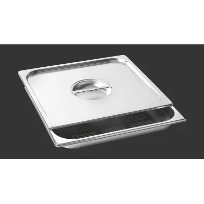 Fulgor Vassoio STEAM POT WITH COVER in acciaio inox